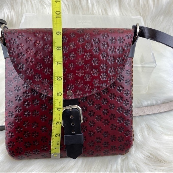 NEW MEXICAN RAW LEATHER CROSSBODY BAG - Picture 11 of 13